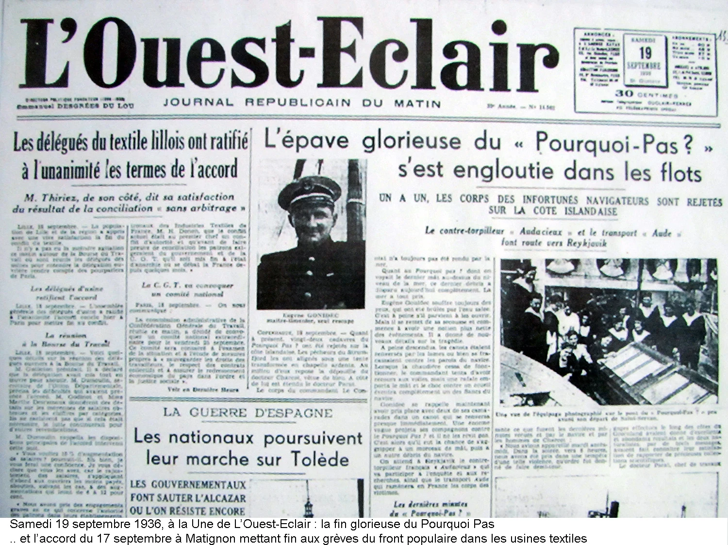 Document du fonds du musée TCB