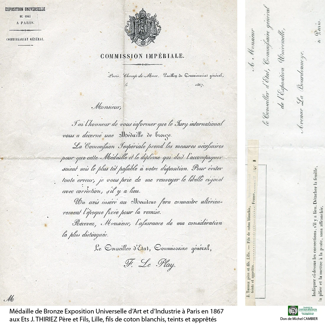 Document du fonds du musée TCB