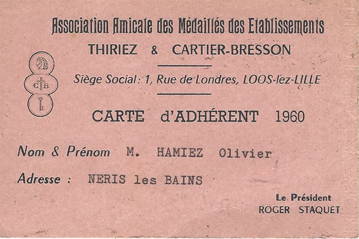 Document du fonds du musée TCB