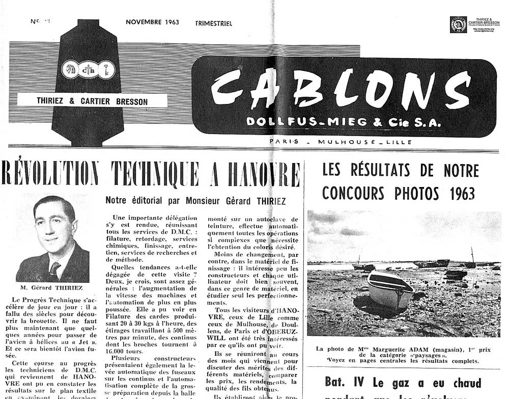 Document du fonds du musée TCB