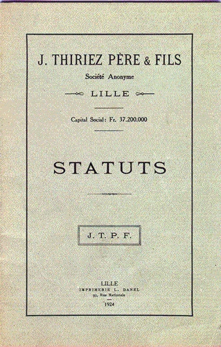 Document du fonds du musée TCB