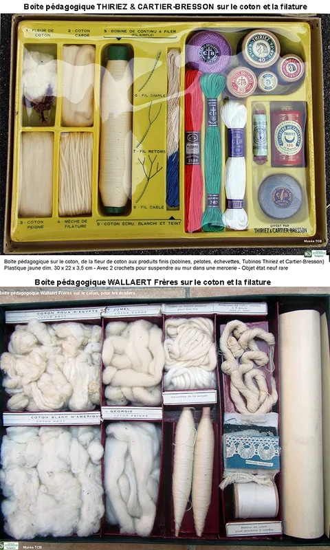 Les "Boîtes pédagogiques" des filateurs du Nord