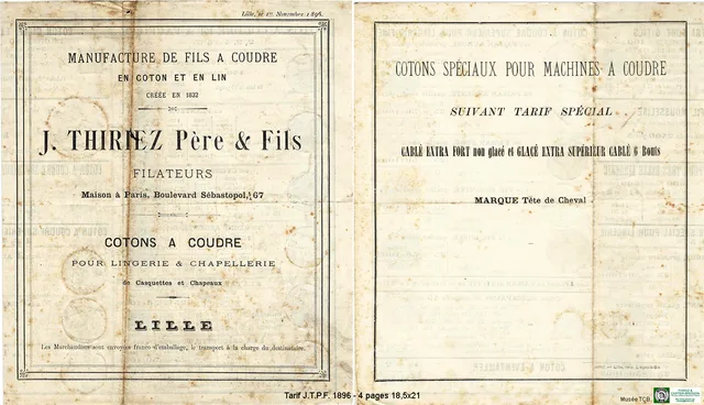 Tarif J.T.P.F. de 1896