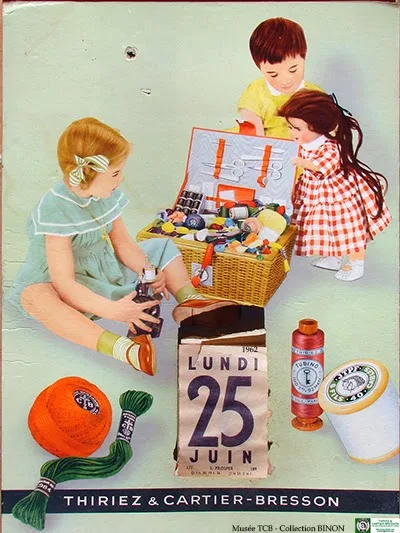 Calendrier TCB "enfants" 1962