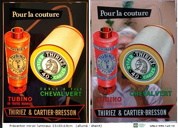 Présentoir miroir lumineux TCB