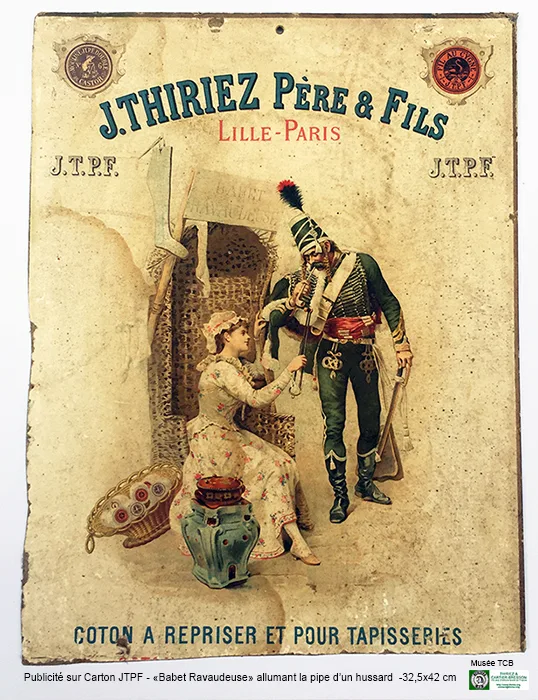 Nouvelle entrée au Musée TCB : Tableau de Babet la Ravaudeuse