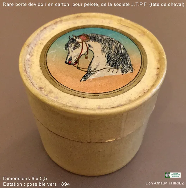 Rare Boite dévidoir JTPF