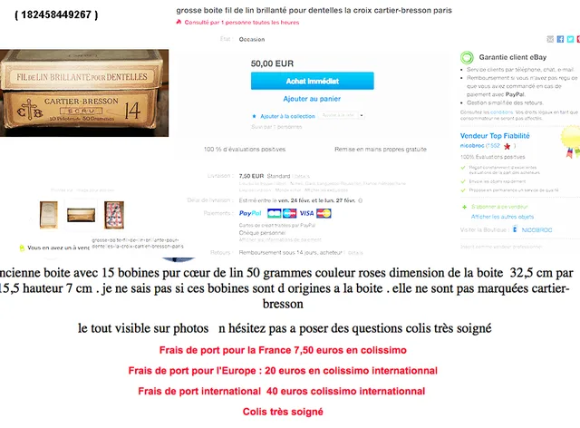 Arnaques sur le Net : les fausses "pelotes" Cartier-Bresson