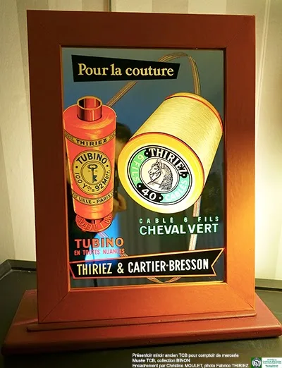 Présentoir Miroir de comptoir de mercerie TCB (suite)